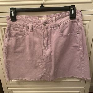 PacSun Lilal Corduroy Mini Skirt Size 25